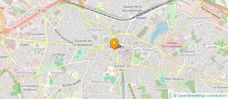 localisation de l'entreprise T ET D à VANNES