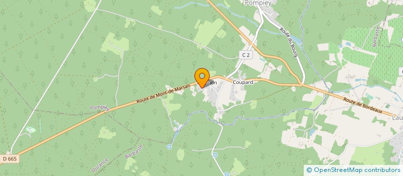 localisation de l'entreprise T ET J MESSAGERIE à POMPIEY
