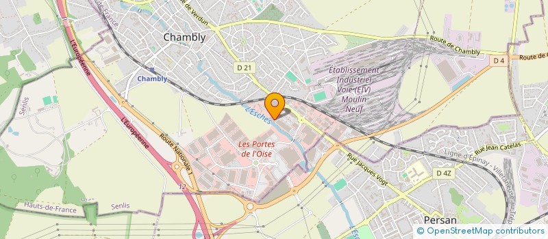 localisation de l'entreprise T ET L à CHAMBLY