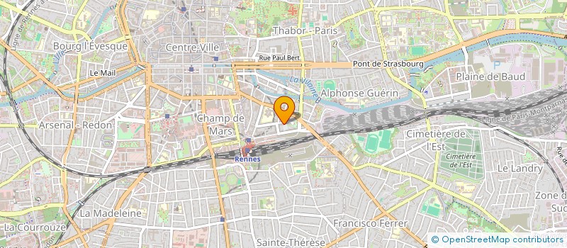 localisation de l'entreprise T ET M IMMO  RENNES