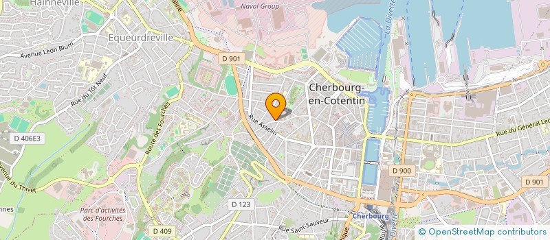 localisation de l'entreprise T ET S à CHERBOURG-EN-COTENTIN