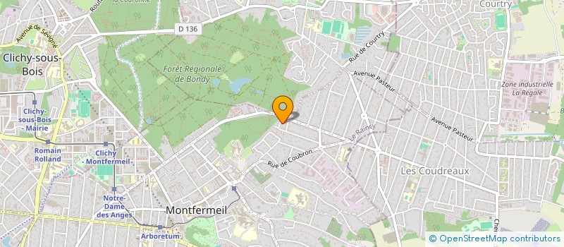 localisation de l'entreprise T EVA à MONTFERMEIL