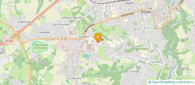 localisation de l'entreprise T&F à DINAN