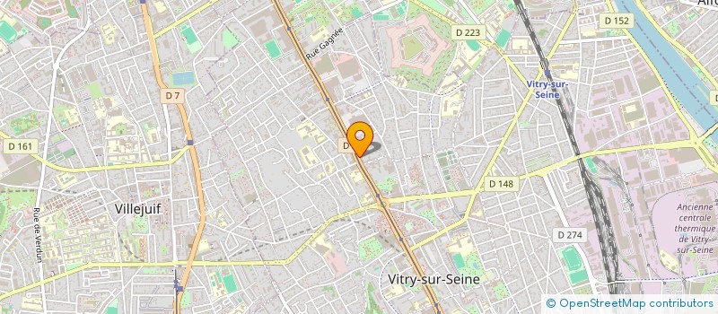 localisation de l'entreprise T&F  VITRY-SUR-SEINE