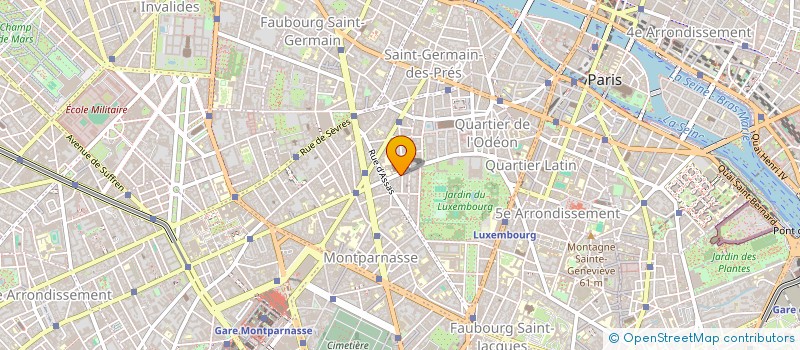 localisation de l'entreprise T.F.A à PARIS