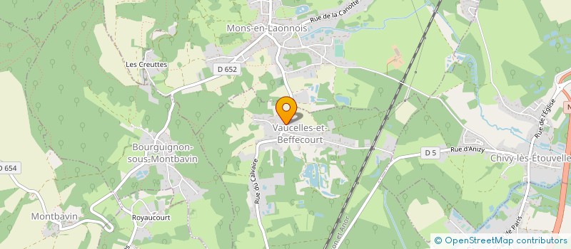 localisation de l'entreprise T.F.B  VAUCELLES-ET-BEFFECOURT