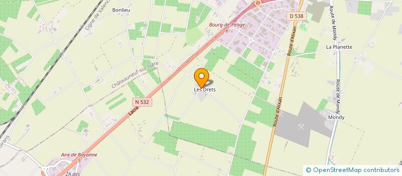 localisation de l'entreprise T.F.C.  ALIXAN