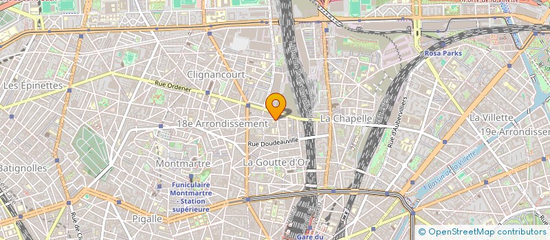 localisation de l'entreprise T.F.E  PARIS