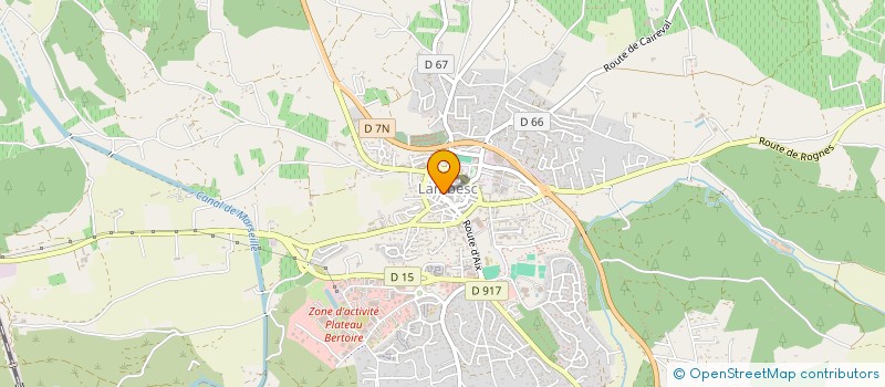 localisation de l'entreprise T.F.E.A. TRAVAUX FOREST ELAGAGE ABATTAGE à LAMBESC