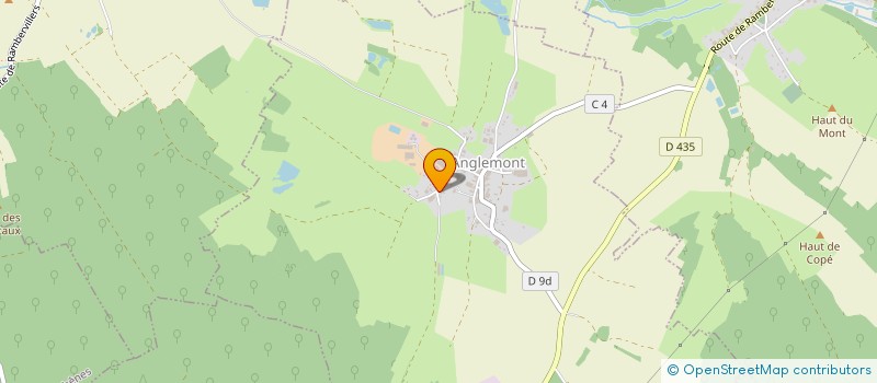 localisation de l'entreprise T.F.F.  ANGLEMONT