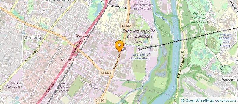 localisation de l'entreprise T.F.HOLDINGS à TOULOUSE