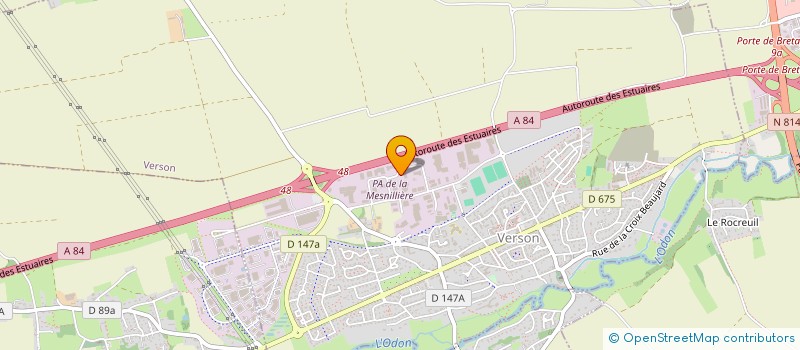 localisation de l'entreprise T.F.M  BRETTEVILLE-SUR-ODON