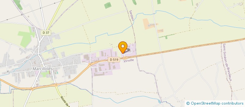 localisation de l'entreprise T.F.M. à MARCILLOLES