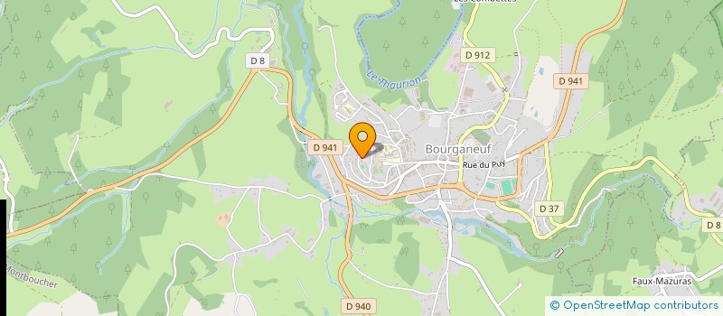 localisation de l'entreprise T.F.N. EXPLOITATION à BOURGANEUF