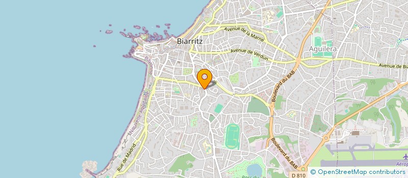 localisation de l'entreprise T F P à BIARRITZ