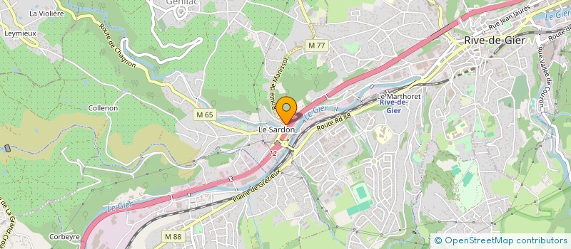 localisation de l'entreprise T F R à RIVE-DE-GIER