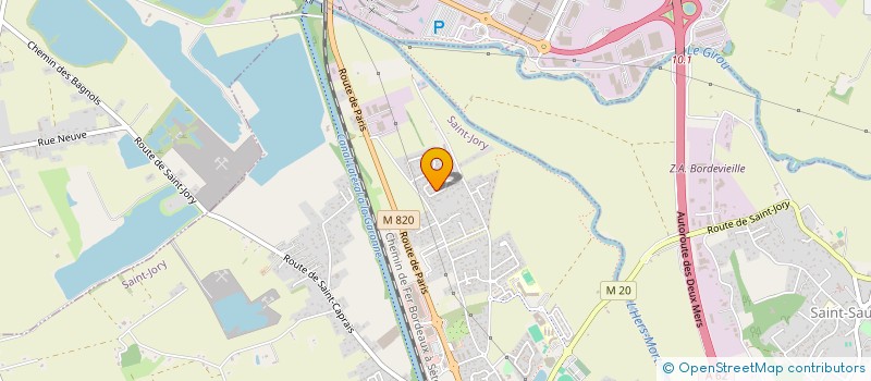 localisation de l'entreprise T.F.S.  VILLENOUVELLE