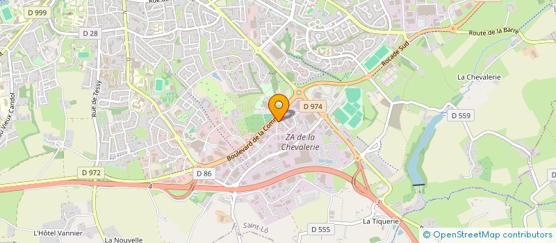 localisation de l'entreprise T'FIT  SAINT-LO