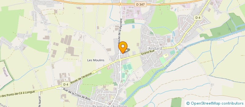 localisation de l'entreprise T.G.  LOIRE-AUTHION