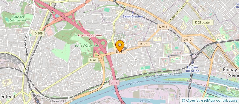 localisation de l'entreprise T.G.B  ARGENTEUIL