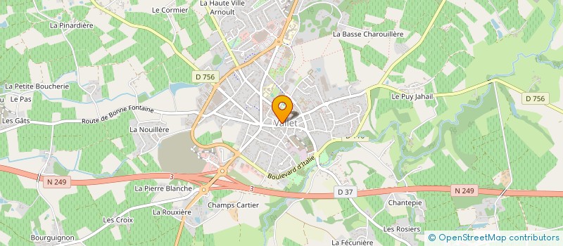 localisation de l'entreprise T.G.CO à VALLET