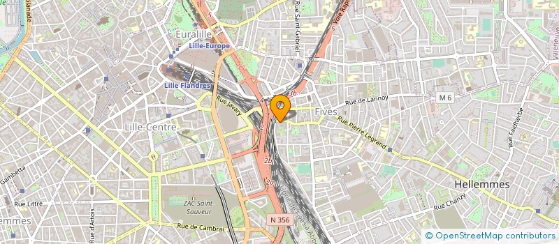 localisation de l'entreprise T.G.D à LILLE