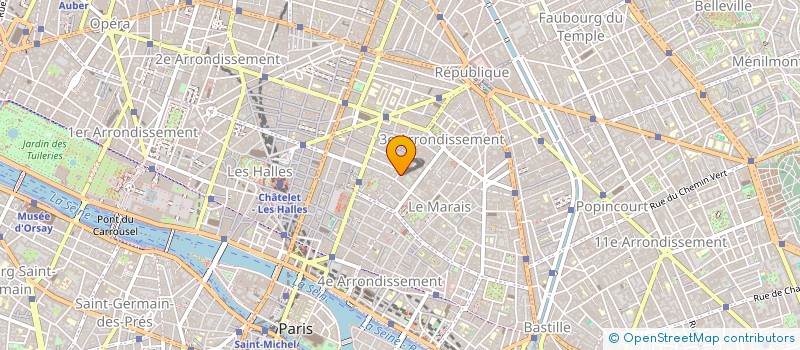 localisation de l'entreprise T.G.F.A. à PARIS
