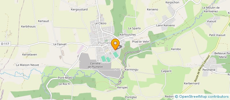 localisation de l'entreprise T&G HOLDINGS  PLUMELIN