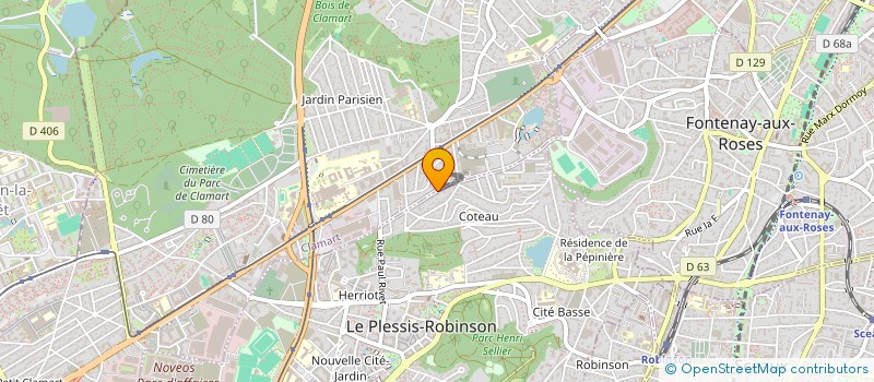 localisation de l'entreprise T.G. INVEST à LE PLESSIS-ROBINSON