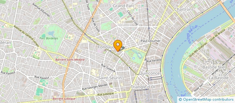 localisation de l'entreprise T.G.M à BORDEAUX