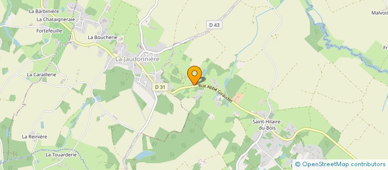 localisation de l'entreprise T.G.O. à LA CAILLERE-SAINT-HILAIRE