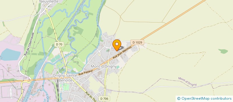 localisation de l'entreprise T G P L  MONT-D'ORIGNY