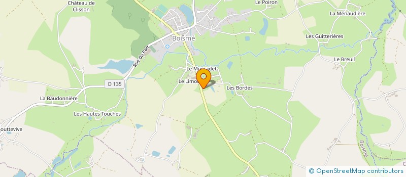 localisation de l'entreprise T.G.T.C à BOISME