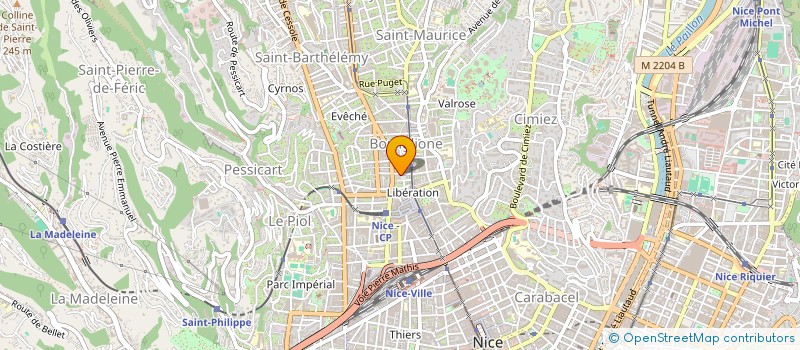 localisation de l'entreprise T G W à NICE
