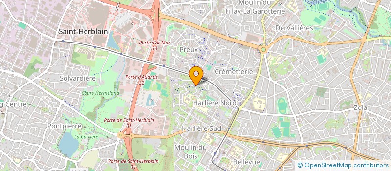 localisation de l'entreprise T.GAGA  SAINT-HERBLAIN