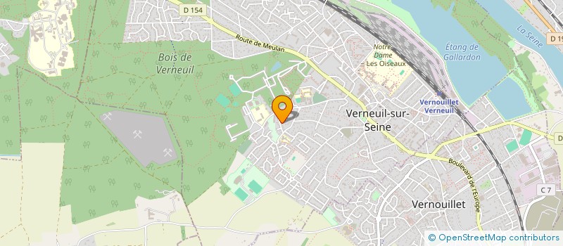 localisation de l'entreprise T'GARDEN PAYSAGISTE  VERNEUIL-SUR-SEINE