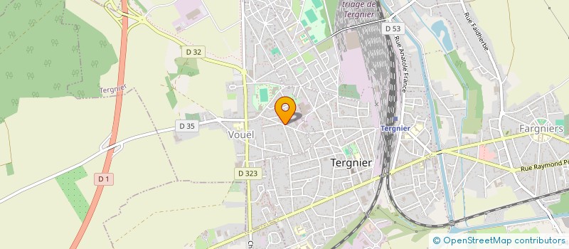 localisation de l'entreprise T GESTION à TERGNIER