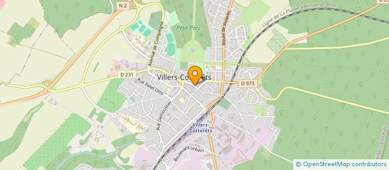 localisation de l'entreprise T. GILLES IMMOBILIER à VILLERS-COTTERETS