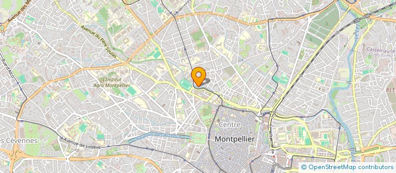localisation de l'entreprise T.H à MONTPELLIER