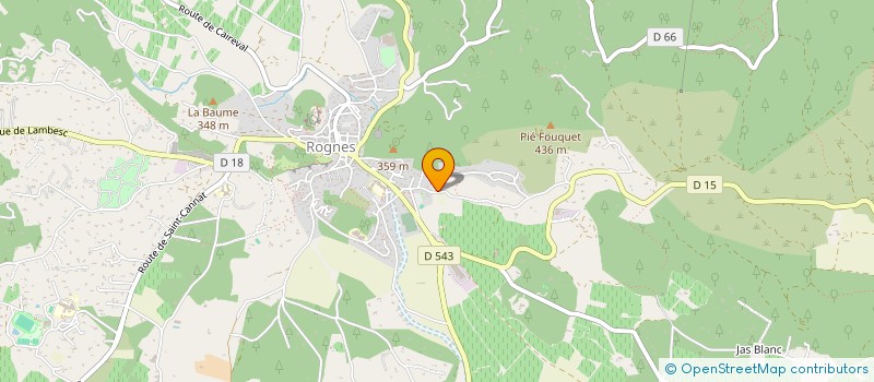 localisation de l'entreprise T&H  ROGNES