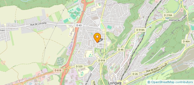 localisation de l'entreprise T.H AUTOHAUS à LONGWY