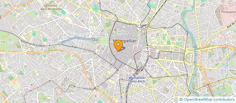 localisation de l'entreprise T.H. IMMOBILIER à MONTPELLIER