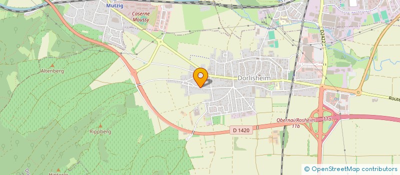 localisation de l'entreprise T H L X  DORLISHEIM