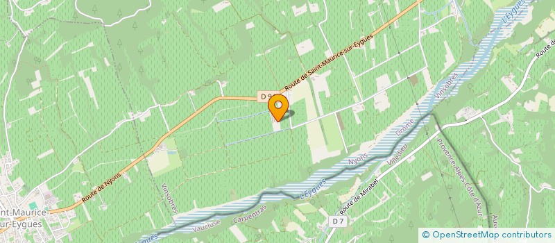 localisation de l'entreprise T H M EXPRESS  VINSOBRES