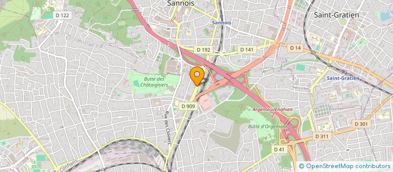 localisation de l'entreprise T.H.R.F.  ARGENTEUIL