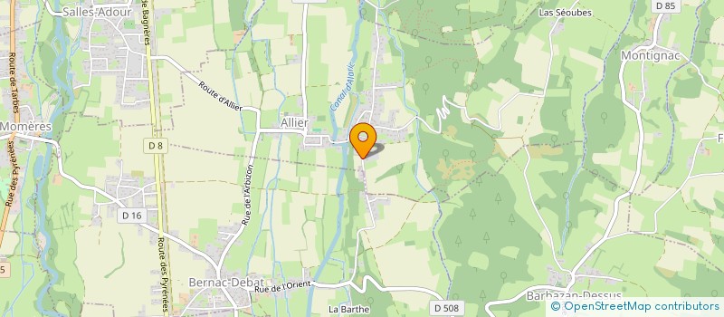 localisation de l'entreprise T.H. SERVICES  TARBES