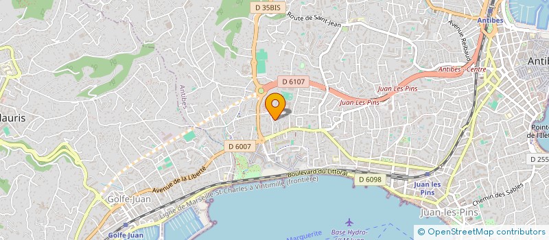 localisation de l'entreprise T&H SERVICES NETTOYAGE à ANTIBES