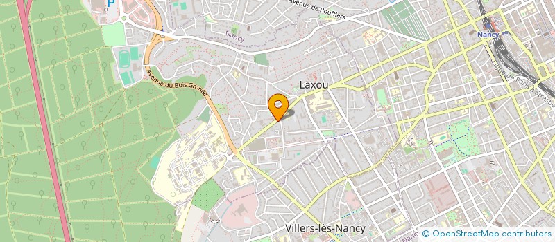 localisation de l'entreprise T'HAIR D'EDEN à LAXOU