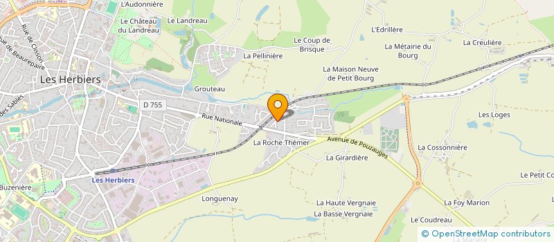 localisation de l'entreprise T'HAND'EM  LES HERBIERS