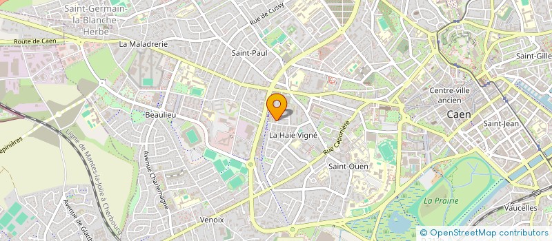 localisation de l'entreprise T'HOME à CAEN